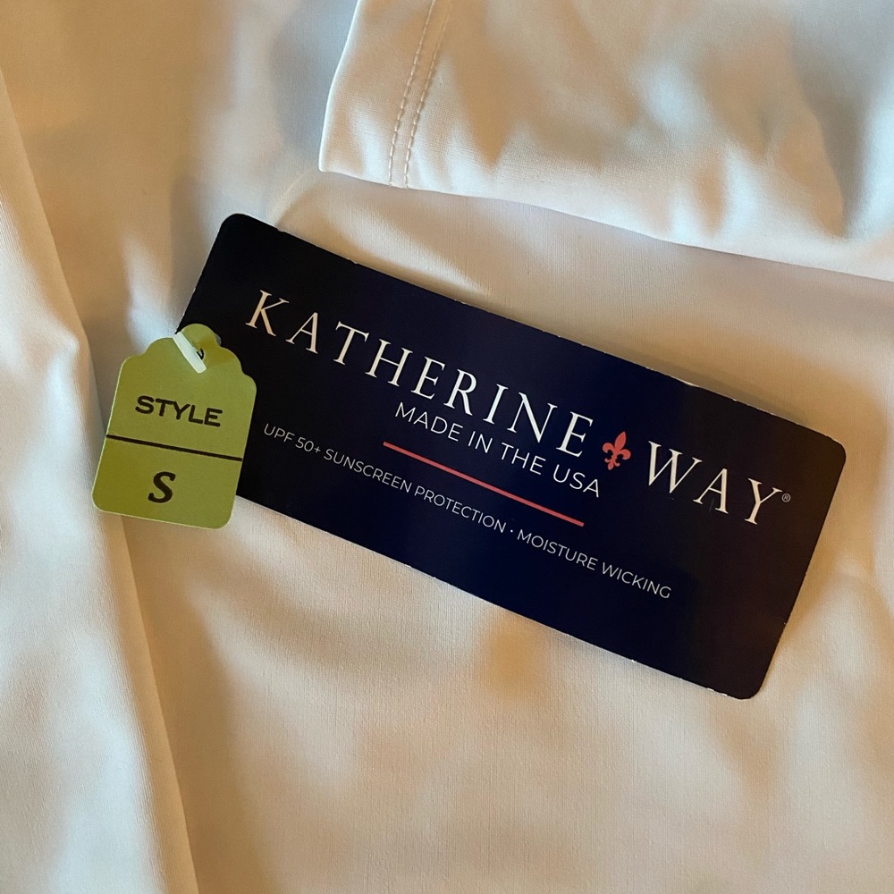 Katherine Way white long sleeve. NWT - Picture 3 of 9